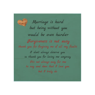 Marriage is hard wood art