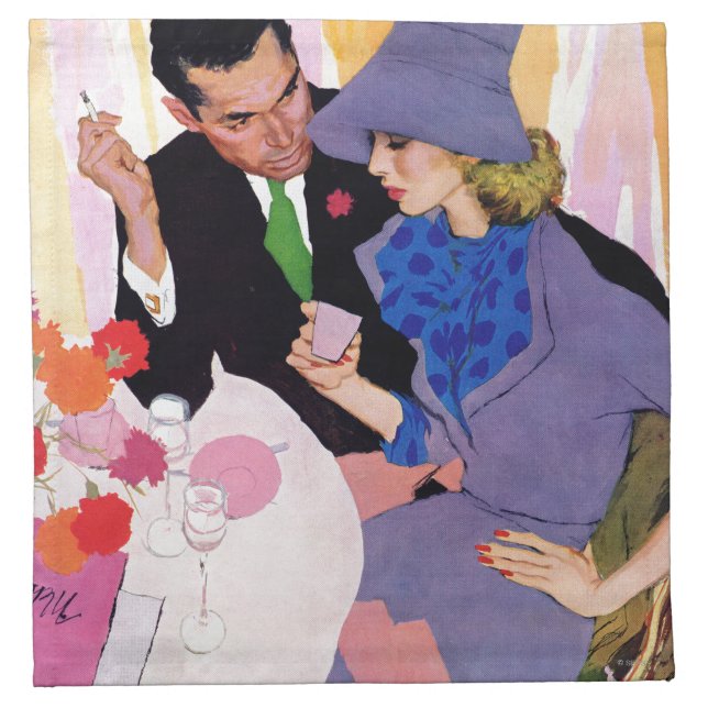 Marriage Is Not For Me Cloth Napkin (Front)