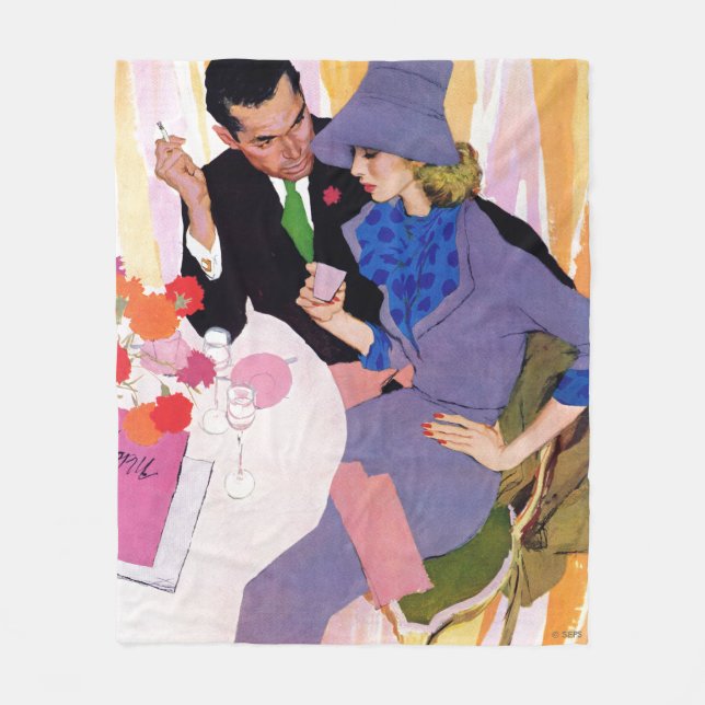 Marriage Is Not For Me Fleece Blanket (Front)