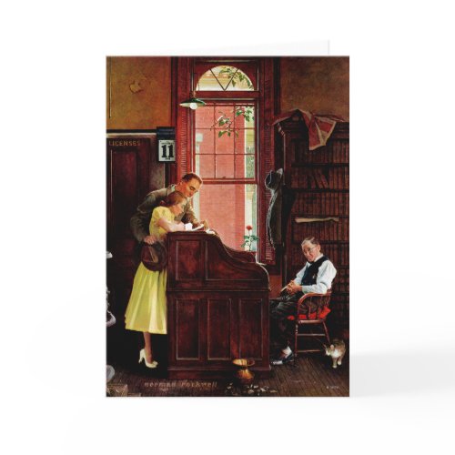 Marriage License by Norman Rockwell