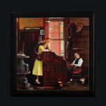 Marriage License by Norman Rockwell Jewelry Box<br><div class="desc">Marriage License by Norman Rockwell | June 11, 1955</div>