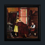Marriage License by Norman Rockwell Jewelry Box<br><div class="desc">Marriage License by Norman Rockwell | June 11, 1955</div>