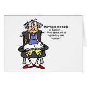 Marriage, Lightning, Thunder Humor (Front Horizontal)
