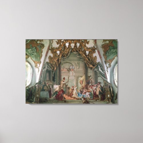 Marriage of Frederick I  Barbarossa Canvas Print