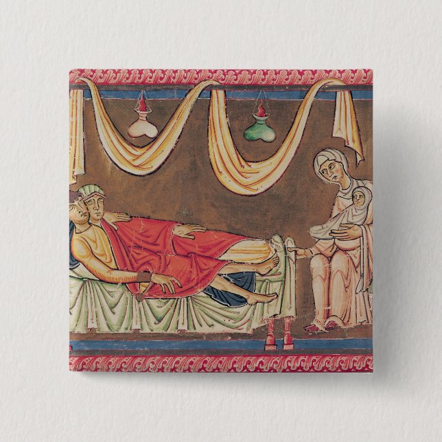 Marriage of Hosea and the Prostitute Pinback Button (Front)