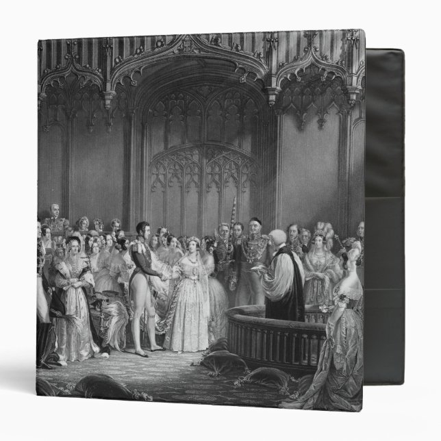 Marriage of Queen Victoria  and Prince Albert Binder (Front/Inside)