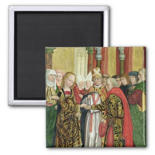 Marriage of the Virgin from the Dome Altar 1499 Magnet
