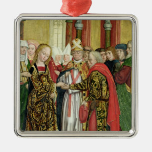 Marriage of the Virgin, from the Dome Altar, 1499 Metal Ornament