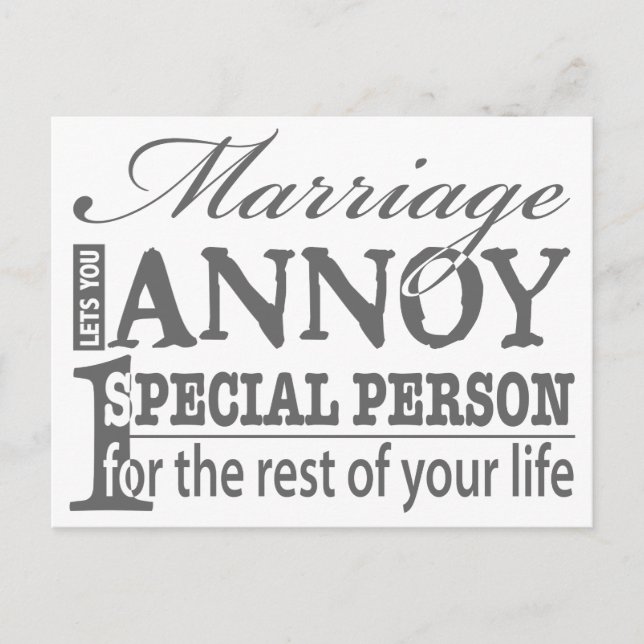 Marriage Postcard (Front)