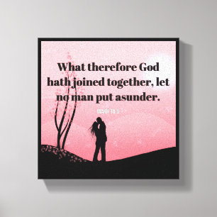 Marriage - Premium Wrapped Canvas (Gloss)