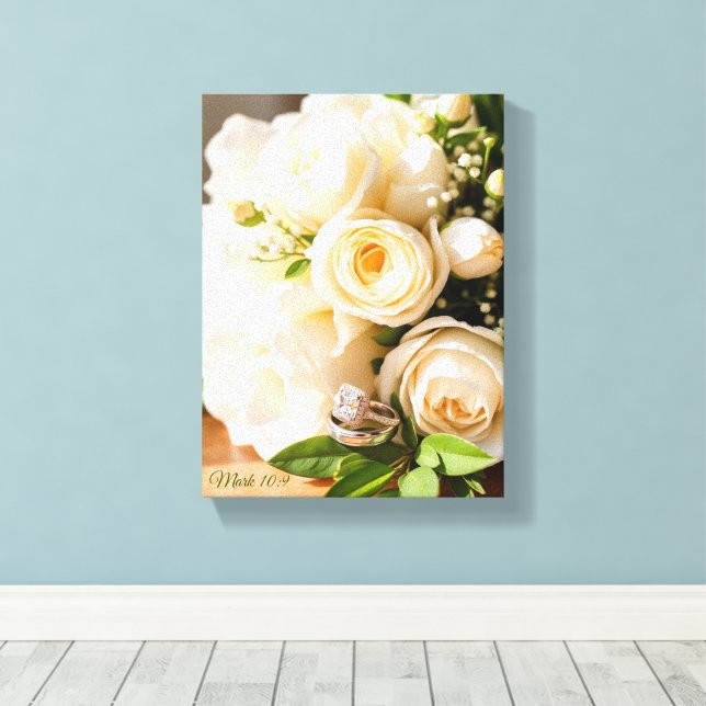 Marriage - Premium Wrapped Canvas (Gloss) Print (Insitu(Wood Floor))