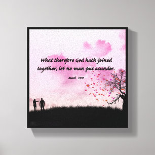 Marriage - Premium Wrapped Canvas (Gloss) Print