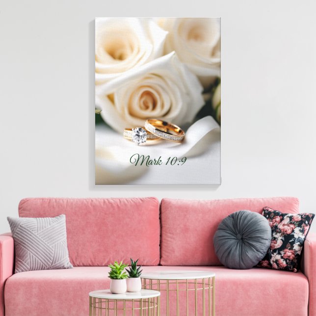 Marriage - Premium Wrapped Canvas (Gloss) Print (Insitu(LivingRoom))