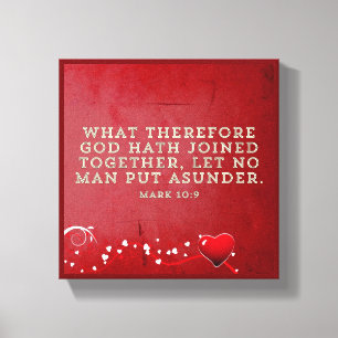 Marriage - Premium Wrapped Canvas (Gloss) Print