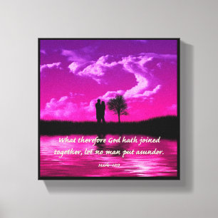Marriage - Premium Wrapped Canvas (Gloss) Print