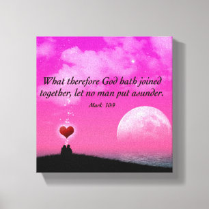 Marriage - Premium Wrapped Canvas (Gloss) Print