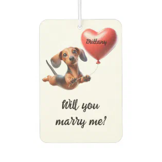 Marriage Proposal Air Freshener