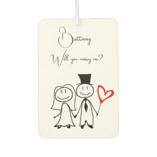 Marriage Proposal Air Freshener