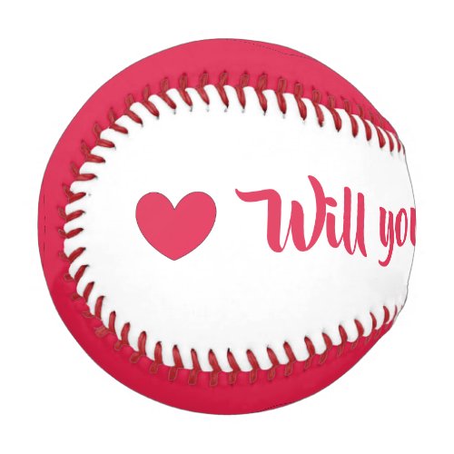 Marriage proposal baseball by dalDesignNZ