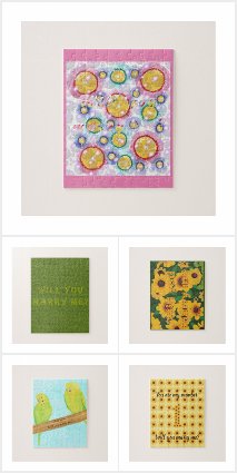 Marriage Proposal Cards and Puzzles