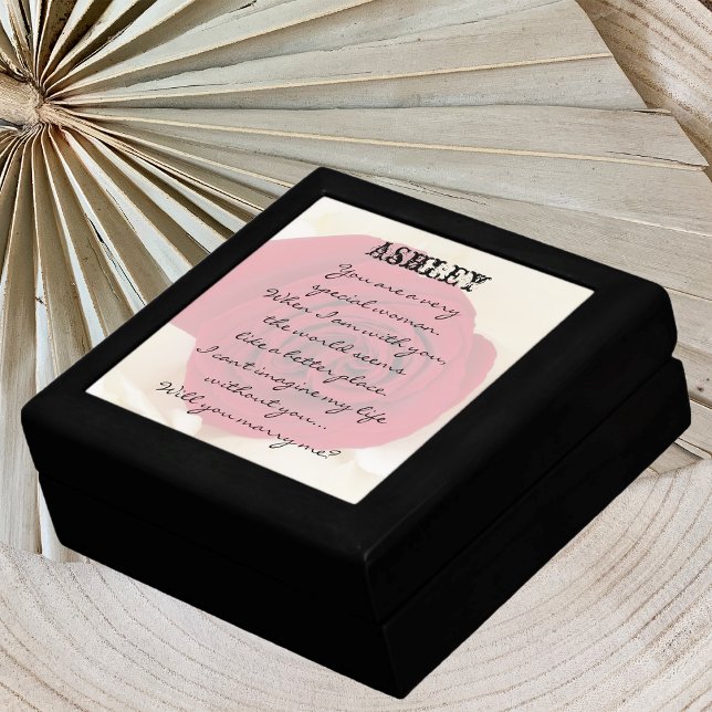 Marriage Proposal Idea - Rose Keepsake Box (Creator Uploaded)