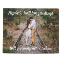Marriage Proposal Marry Me Unique Photo Acrylic