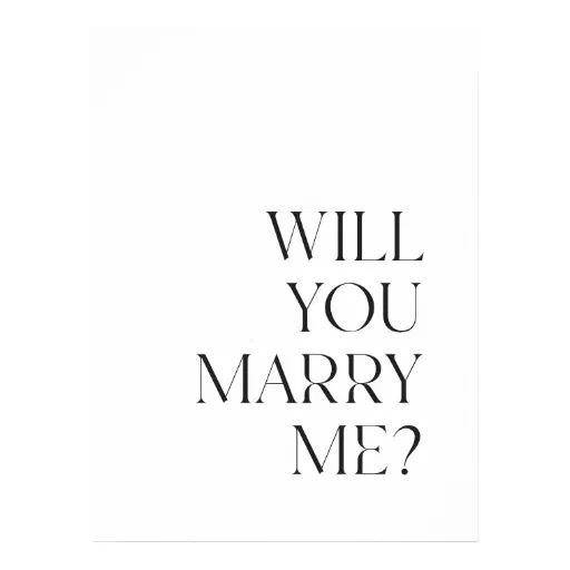 Marriage Proposal Sign Printable Downloadable