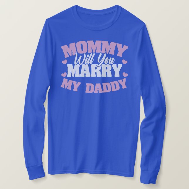 Marriage Proposal Wedding Attendant for Son and T-Shirt (Design Front)