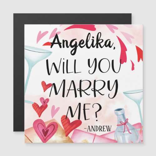 Marriage Proposal  Will You Marry Me Custom Name