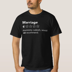 Marriage Review Divorce Party Squad Divorcee T-Shirt