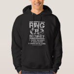 Marriage Ring Security Kid Wedding Ring Bearer Hoodie<br><div class="desc">This unique Ring Bearer Design is a perfect gift for a wedding and bridal party. Wedding clothing for children shows a dump truck with Rings and the Quote Ring Security.</div>