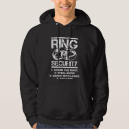 Marriage Ring Security Kid Wedding Ring Bearer Hoodie