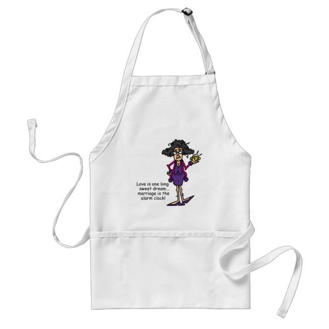 Marriage Rude Awakening Adult Apron (Front)