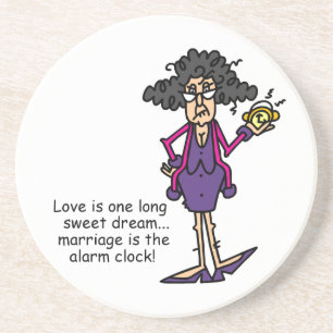 Marriage Rude Awakening Drink Coaster