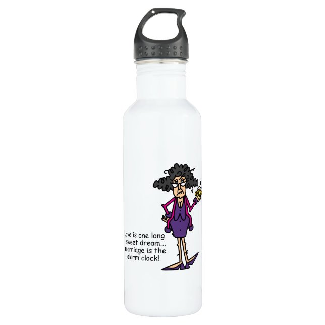 Marriage Rude Awakening Water Bottle (Front)