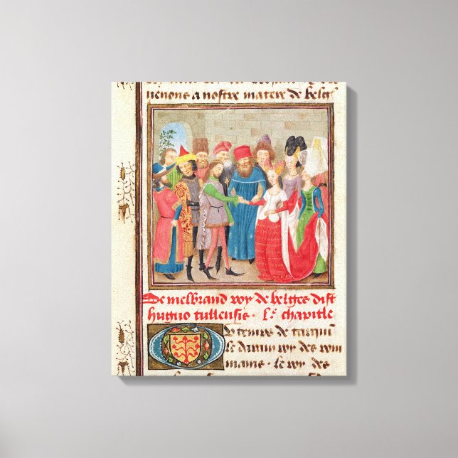 Marriage Scene Canvas Print (Front)