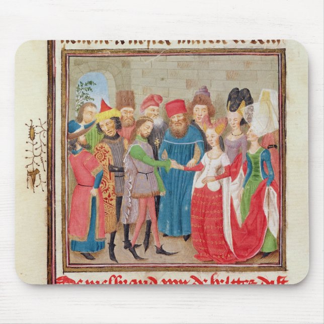 Marriage Scene Mouse Pad (Front)