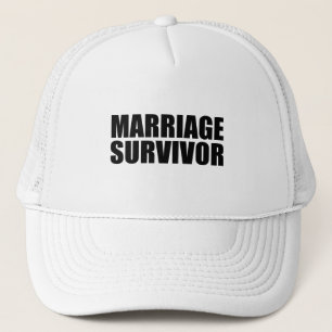 Marriage survivor trucker hat