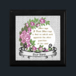 Marriage Verse custom wedding Gift Box<br><div class="desc">Marriage Verse custom wedding gift box, Wedding apparel, Wedding t-shirts, Wedding gifts by ArtMuvz Illustration. Matching Customizable Wedding bridal shower, reception, rehearsal dinner apparel. Celebrate your love in style with our wedding designs, Perfect for the bride, groom, wedding party, and guests. You can personalize with your names or wedding date....</div>