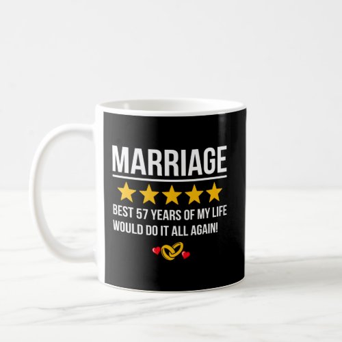 Married 57 Years 57Th Wedding Anniversary Coffee Mug