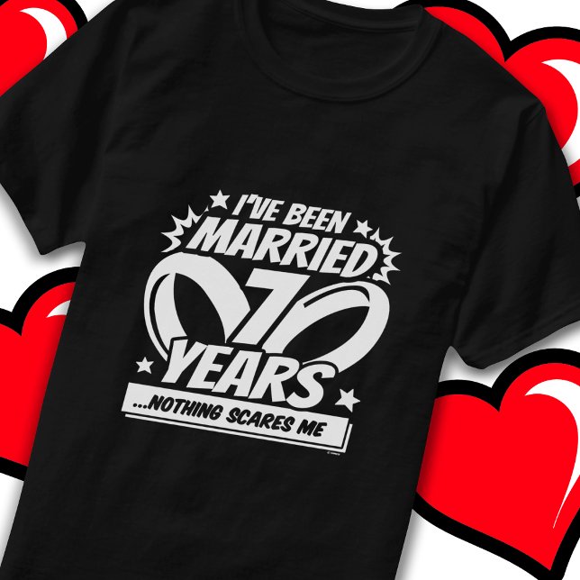 Married 7 Years Funny 7th Wedding Anniversary T-Shirt (Creator Uploaded)