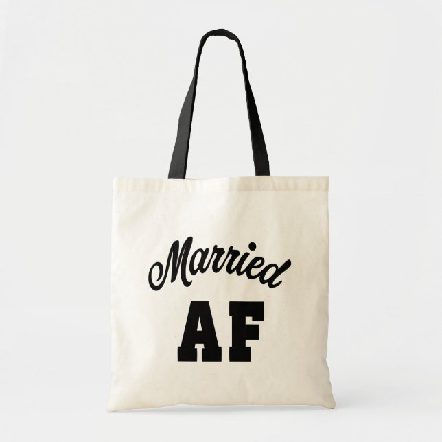 Married AF tote bag (Front)
