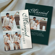 Married and Bright Photo Grid Newlywed