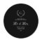 Married and Merry Modern Circles Black Christmas
