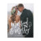 Married and Merry Newlywed Christmas Photo
