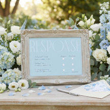 Married at Last Modern Wedding RSVP