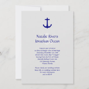 Married at Sea Cruise Wedding Invitations