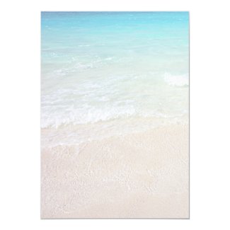 Married By the Sea Beach Destination Wedding Invitation