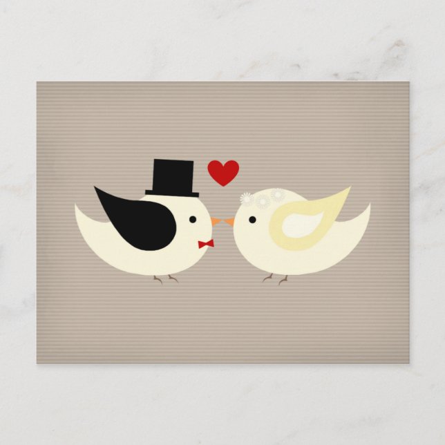 Married Canary Birds Postcard (Front)