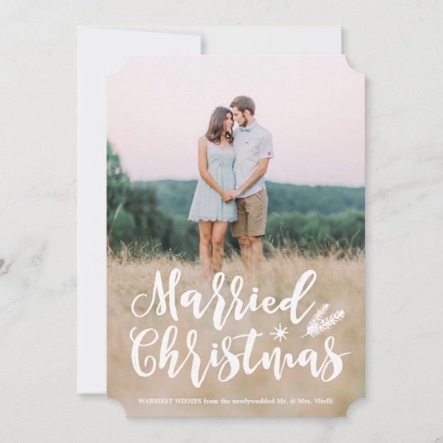 Married Christmas Full Photo Holiday